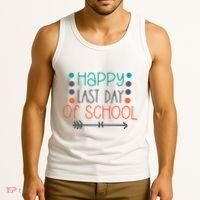 Happy Last Day Of School Graduation Gift Tank Top thumb 3