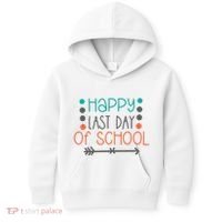 Happy Last Day Of School Graduation Gift Kids Hoodie thumb 0