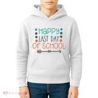 Happy Last Day Of School Graduation Gift Kids Hoodie thumb 4