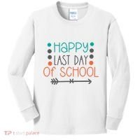 Happy Last Day Of School Graduation Gift Kids Long Sleeve Shirt thumb 0