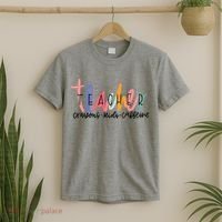 Happy Last Day Of School Teachers Crayons Kids Caffeine T-Shirt thumb 2