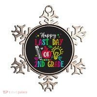 Happy Last Day Of 2nd Grade Graduation Teacher Student Ornament thumb 0
