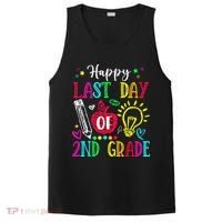 Happy Last Day Of 2nd Grade Graduation Teacher Student PosiCharge Competitor Tank thumb 0