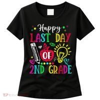 Happy Last Day Of 2nd Grade Graduation Teacher Student Women's T-Shirt thumb 0