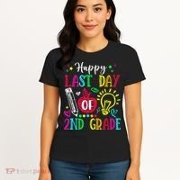 Happy Last Day Of 2nd Grade Graduation Teacher Student Women's T-Shirt thumb 4