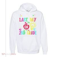 Happy Last Day Of 2nd Grade Graduation Teacher Student Comfort Colors Garment-Dyed Hooded Sweatshirt thumb 0