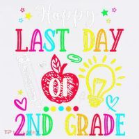 Happy Last Day Of 2nd Grade Graduation Teacher Student Comfort Colors Garment-Dyed Hooded Sweatshirt thumb 2