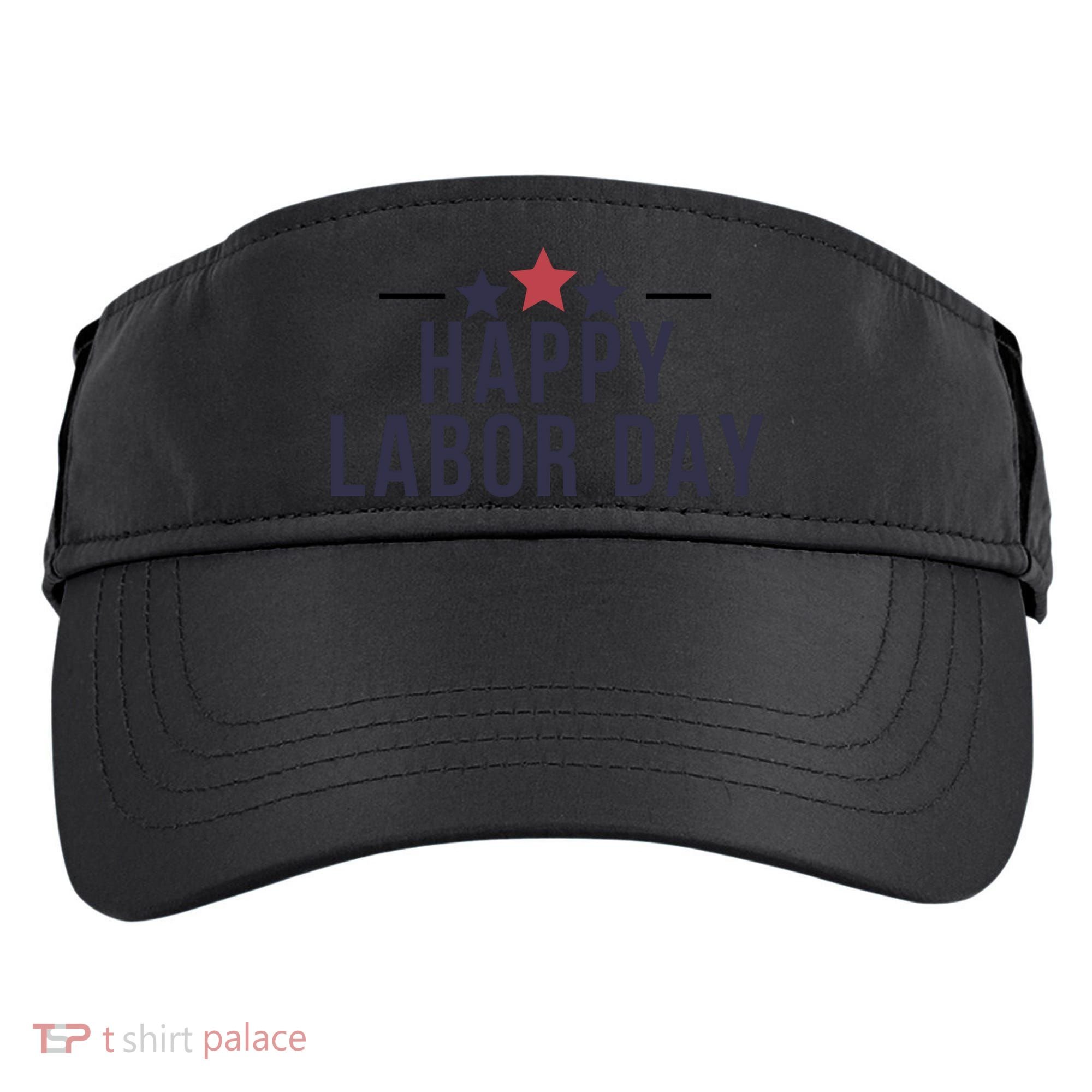 Happy Labor Day Adult Drive Performance Visor