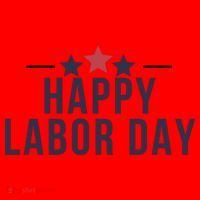 Happy Labor Day Santa Hat thumb 1