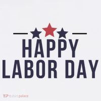 Happy Labor Day USA-Made Doggie Bandana thumb 2