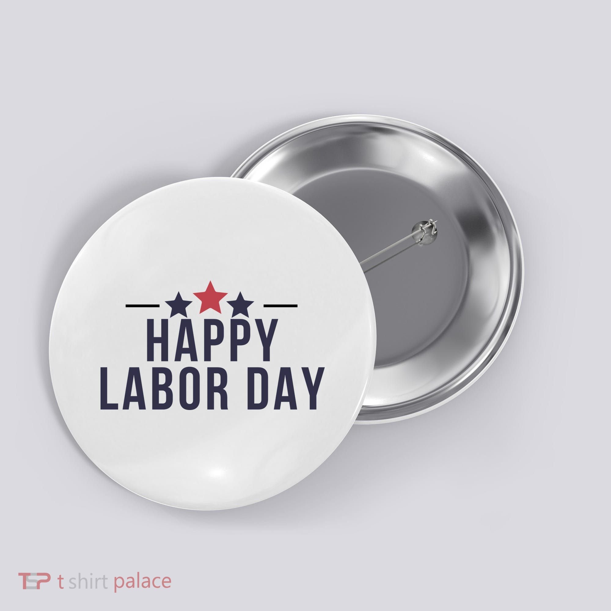 Happy Labor Day Button