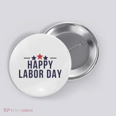 Happy Labor Day Button