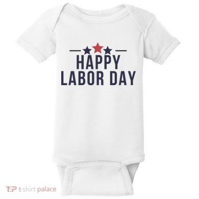 Happy Labor Day Baby Bodysuit