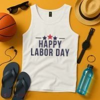 Happy Labor Day Tank Top thumb 4