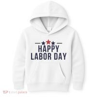 Happy Labor Day Kids Hoodie thumb 0