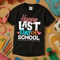 Happy Last Day Of School Kids T-Shirt thumb 3