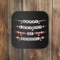 Happy Last Day Of School Teacher Student Bracelets Graduate Coaster thumb 0