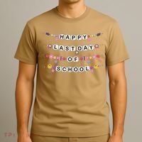 Happy Last Day Of School Teacher Student Bracelets Graduate T-Shirt thumb 3