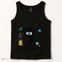 Happy Last Day Of School Funny Black Cat 8th Grade Graduate Tank Top thumb 2