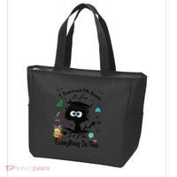 Happy Last Day Of School Funny Black Cat 8th Grade Graduate Tote Bag thumb 3