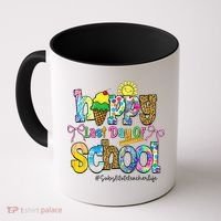 Happy Last Day Of School Substitute Teacher Life Leopard Coffee Mug thumb 0
