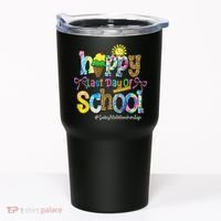 Happy Last Day Of School Substitute Teacher Life Leopard Tumbler thumb 0