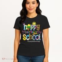 Happy Last Day Of School Substitute Teacher Life Leopard Women's T-Shirt thumb 4