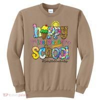 Happy Last Day Of School Substitute Teacher Life Leopard Sweatshirt thumb 0