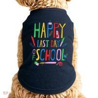 Happy Last Day Of School Teacher School's Out Doggie Tank thumb 0