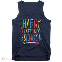 Happy Last Day Of School Teacher School's Out Tank Top thumb 0