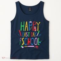 Happy Last Day Of School Teacher School's Out Tank Top thumb 2