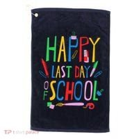 Happy Last Day Of School Teacher School's Out Golf Towel thumb 0