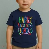 Happy Last Day Of School Teacher School's Out Toddler T-Shirt thumb 2