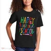 Happy Last Day Of School Teacher School's Out Kids T-Shirt thumb 2