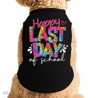 Happy Last Day Of School Teacher Student Graduation Doggie Tank thumb 0