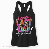 Happy Last Day Of School Teacher Student Graduation Women's Tank Top thumb 0