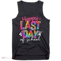 Happy Last Day Of School Teacher Student Graduation Tank Top thumb 0