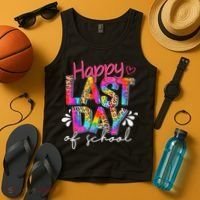 Happy Last Day Of School Teacher Student Graduation Tank Top thumb 4