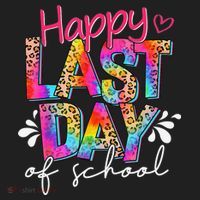 Happy Last Day Of School Teacher Student Graduation Golf Towel thumb 3