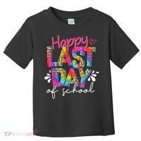Happy Last Day Of School Teacher Student Graduation Toddler T-Shirt thumb 0