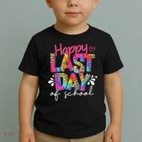 Happy Last Day Of School Teacher Student Graduation Toddler T-Shirt thumb 2
