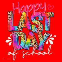 Happy Last Day Of School Teacher Student Graduation Santa Hat thumb 1