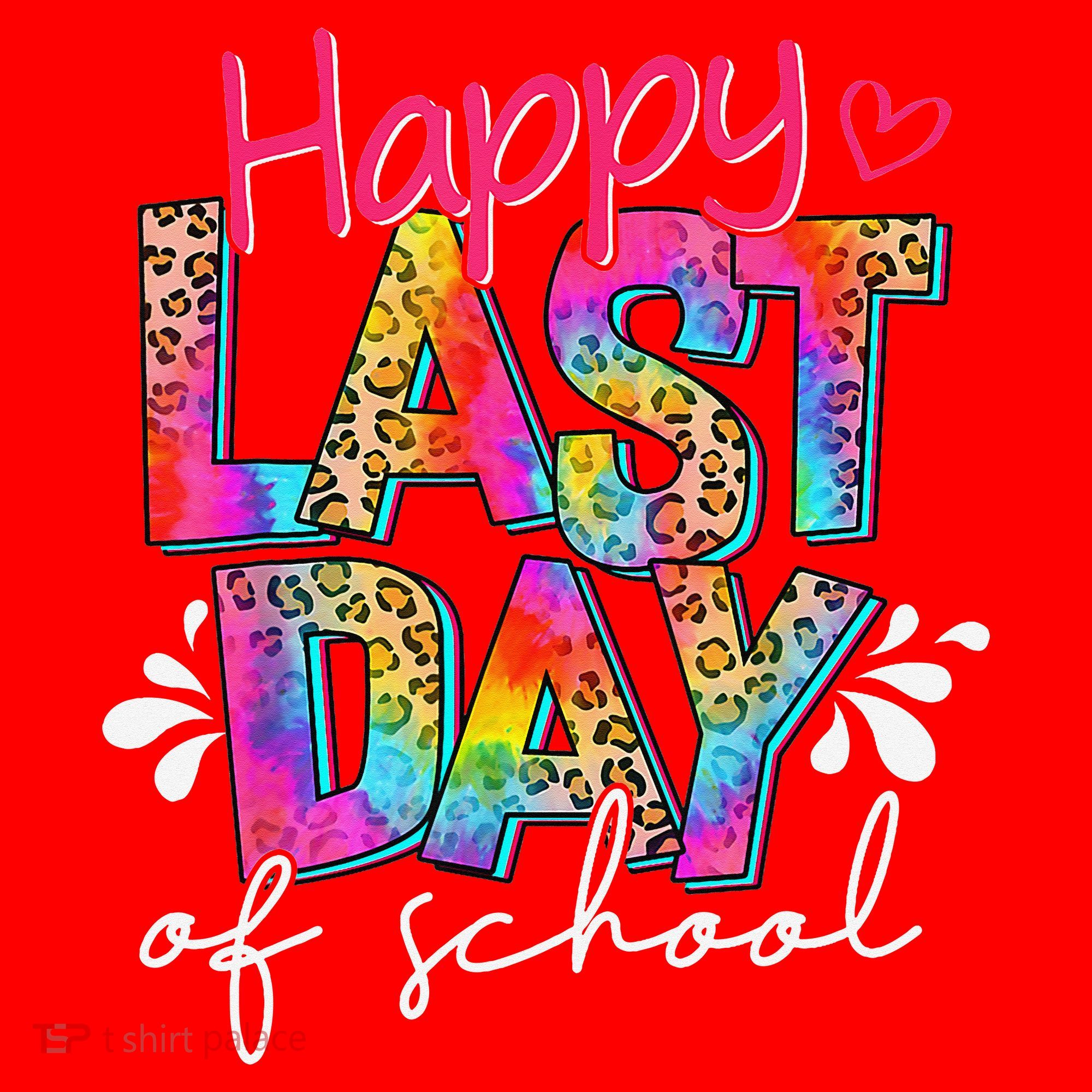 Happy Last Day Of School Teacher Student Graduation Santa Hat
