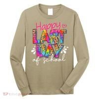 Happy Last Day Of School Teacher Student Graduation Long Sleeve Shirt thumb 0
