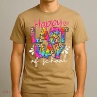 Happy Last Day Of School Teacher Student Graduation T-Shirt thumb 3