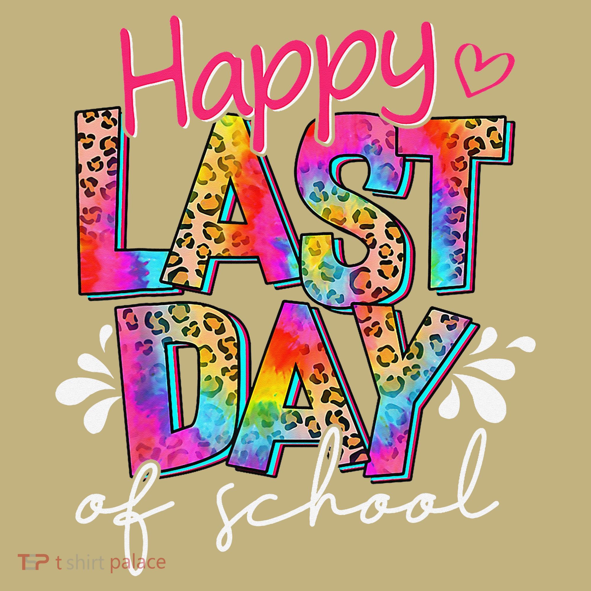 Happy Last Day Of School Teacher Student Graduation Polo