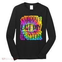 Happy Last Day Of School Rainbow Dye Long Sleeve Shirt thumb 0