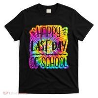 Happy Last Day Of School Rainbow Dye T-Shirt thumb 0