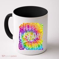 Happy Last Day Of School Rainbow Dye Coffee Mug thumb 0