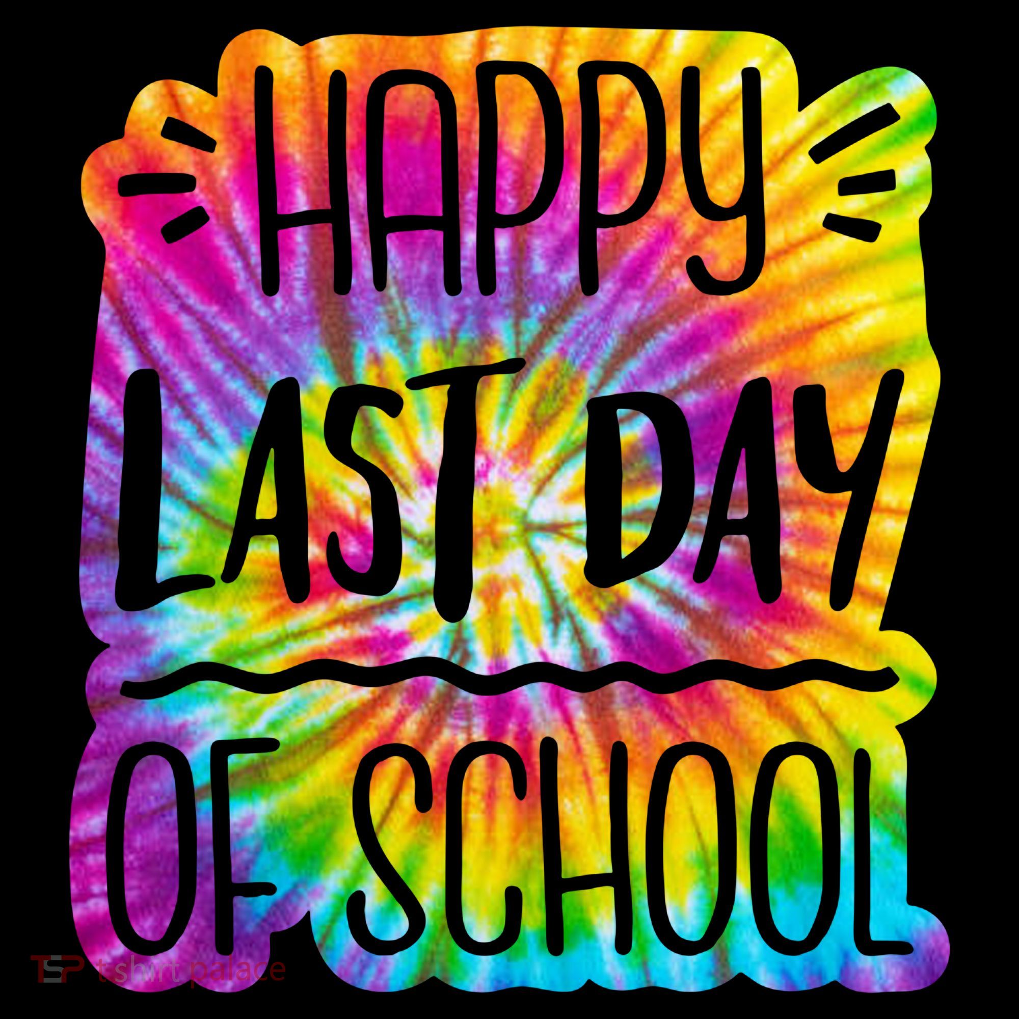 Happy Last Day Of School Rainbow Dye Coffee Mug